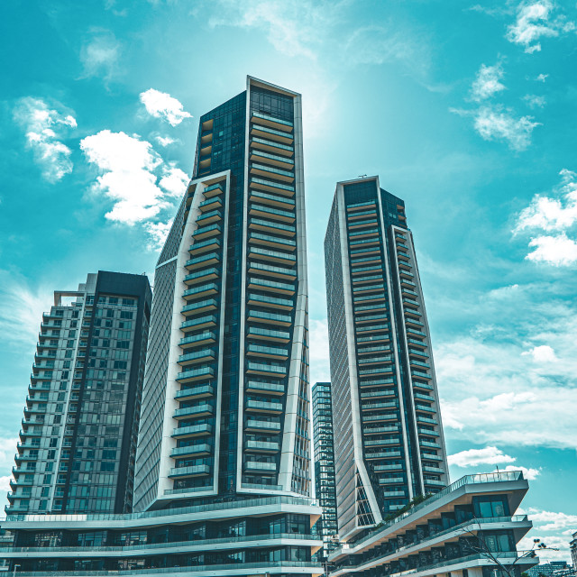 "Sunny Afternoon Garrison Point Condos" stock image