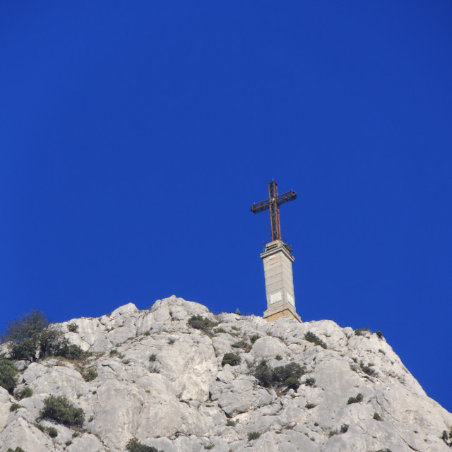 "st. Victoire mountain" stock image