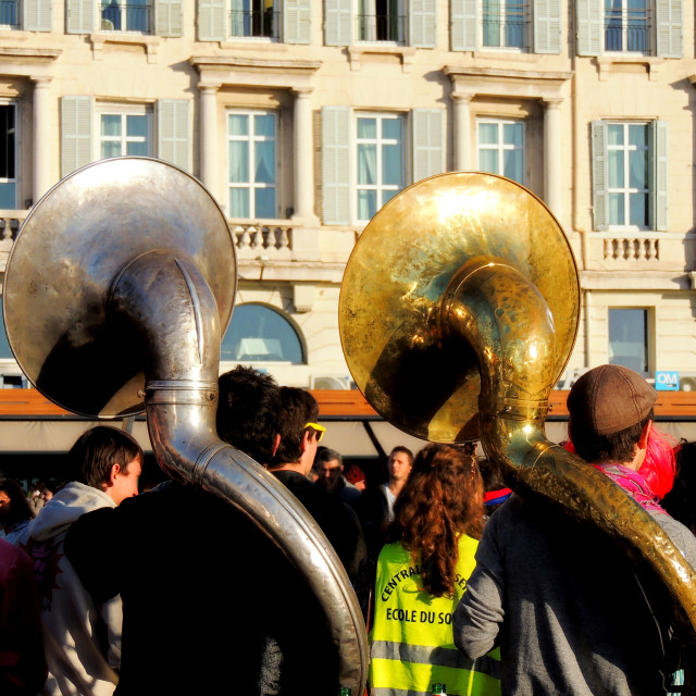 "Tubas" by Amit Mendelsohn - £50.00 "Tubas" stock image