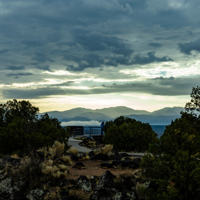 "Sunrise at Overlook park" stock image