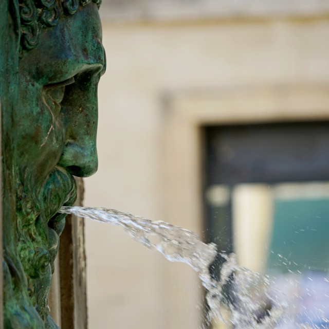 "The fountain in arles" by Amit Mendelsohn - £50.00 "The fountain in arles" stock image