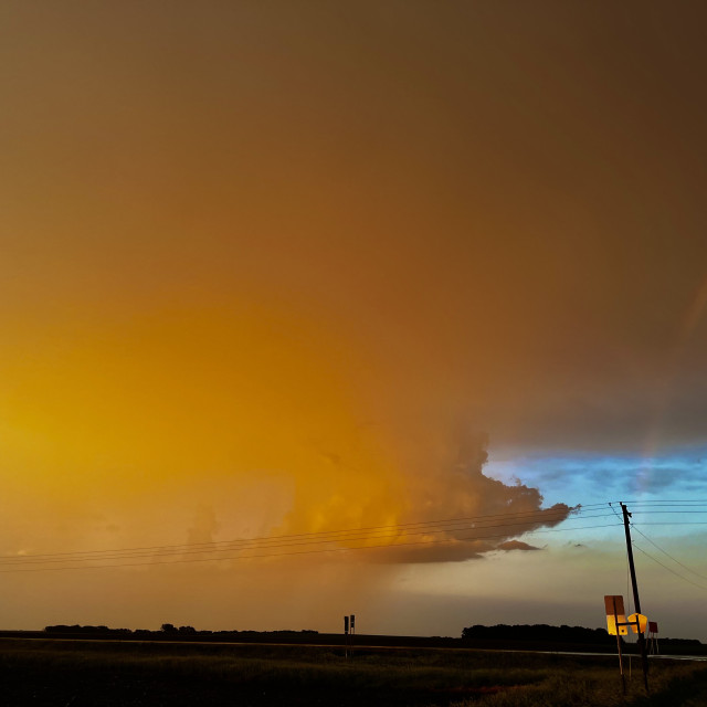 "Golden Convective Sunset" by Chris Wicklund - $4.03 "Golden Convective Sunset" stock image