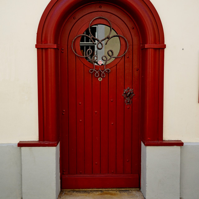 "Red door" by Amit Mendelsohn - £50.00 "Red door" stock image