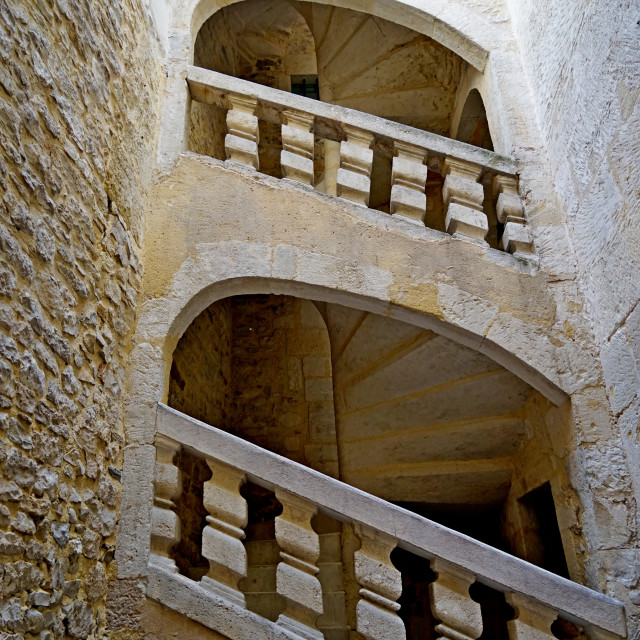 "Stone stair case" by Amit Mendelsohn - £50.00 "Stone stair case" stock image
