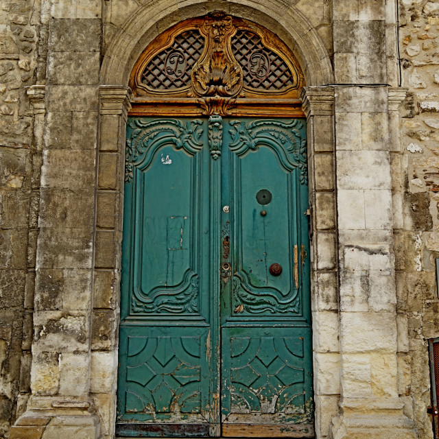 "An old door in NImes" by Amit Mendelsohn - £50.00 "An old door in NImes" stock image