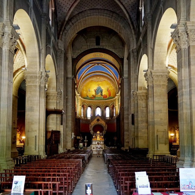 "Nimes - A church" by Amit Mendelsohn - £50.00 "Nimes - A church" stock image