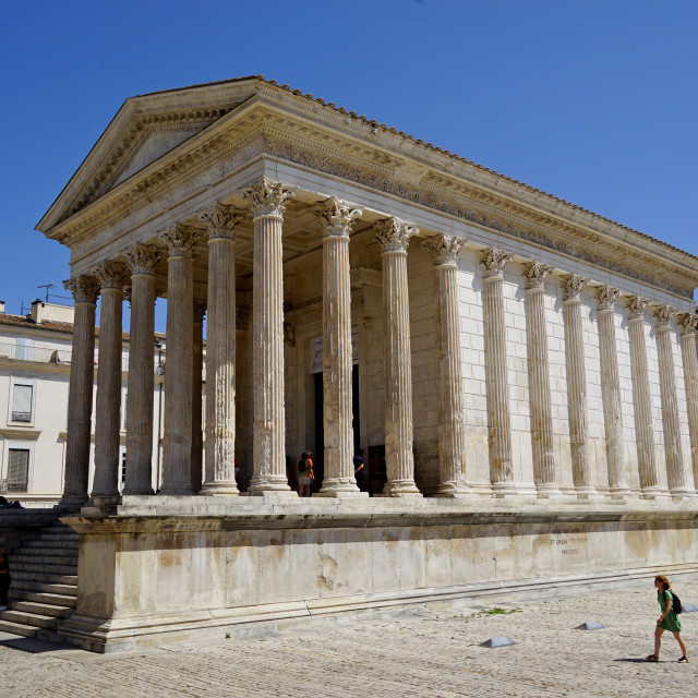 "Maison carree Nimes" by Amit Mendelsohn - £50.00 "Maison carree Nimes" stock image