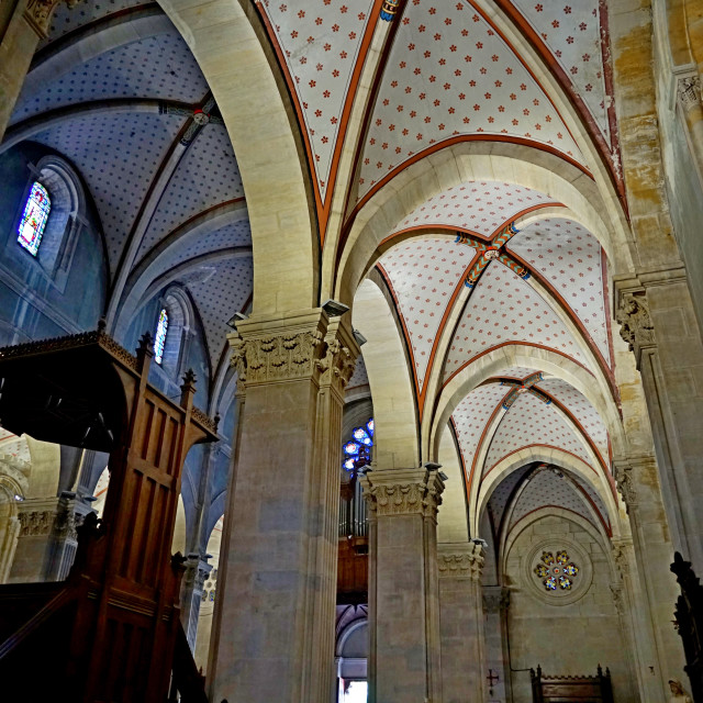 "Nimes - A church" by Amit Mendelsohn - £50.00 "Nimes - A church" stock image