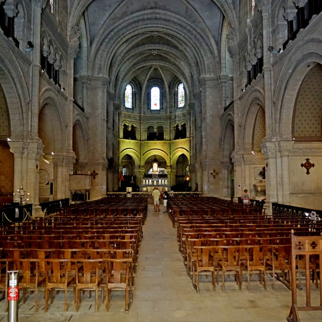 "Nimes Cathedral" by Amit Mendelsohn - £50.00 "Nimes Cathedral" stock image