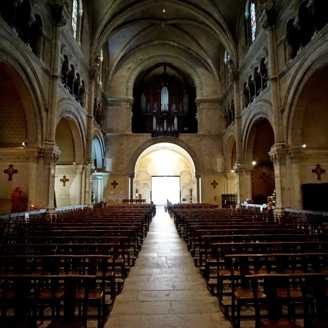 "Nimes Cathedral" by Amit Mendelsohn - £50.00 "Nimes Cathedral" stock image