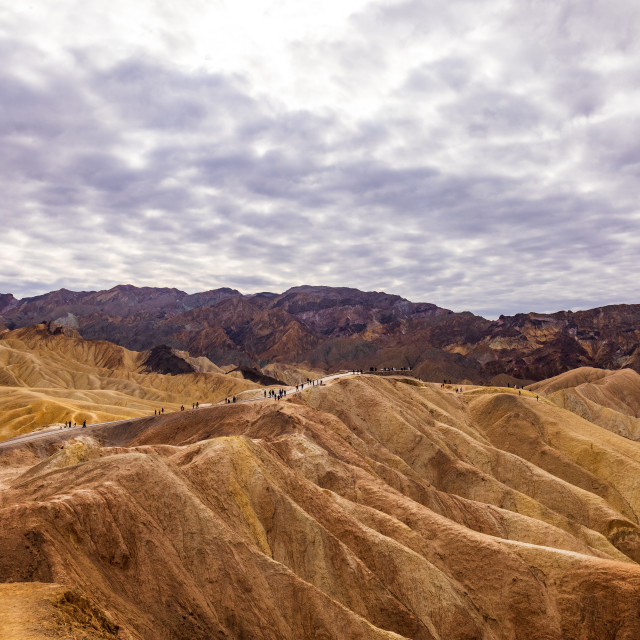 "Overlook Death Valley" stock image