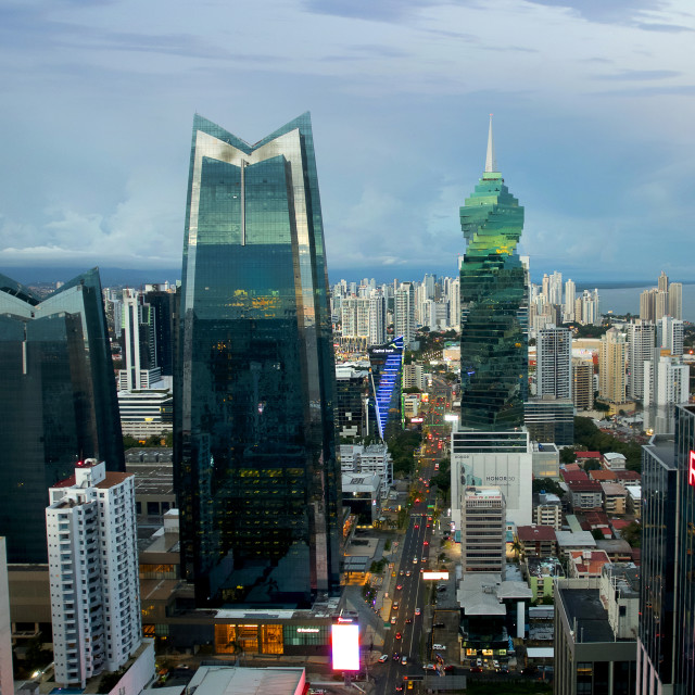 "Calle 50 Panama" by Panamarketphoto - $74.79 "Calle 50 Panama" stock image