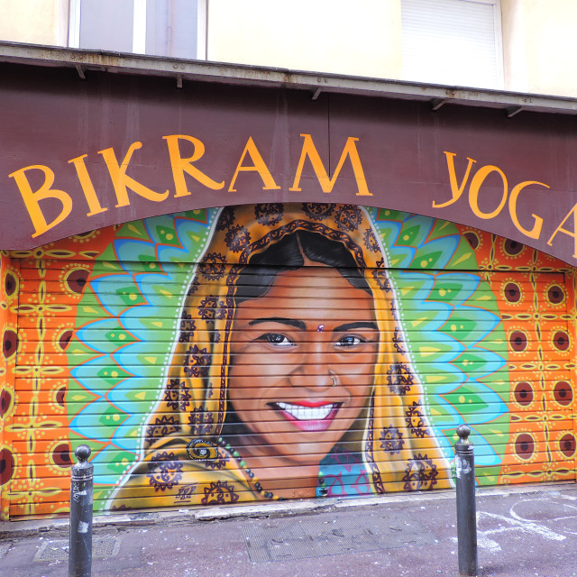 "Mural Marseille - shutter - cours julien" by Amit Mendelsohn - £50.00 "Mural Marseille - shutter - cours julien" stock image