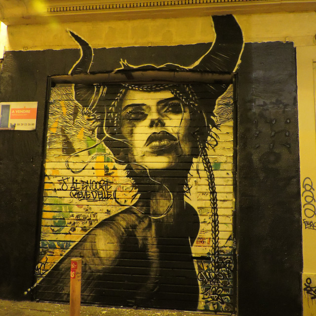 "Mural Marseille - cours julien" by Amit Mendelsohn - £50.00 "Mural Marseille - cours julien" stock image