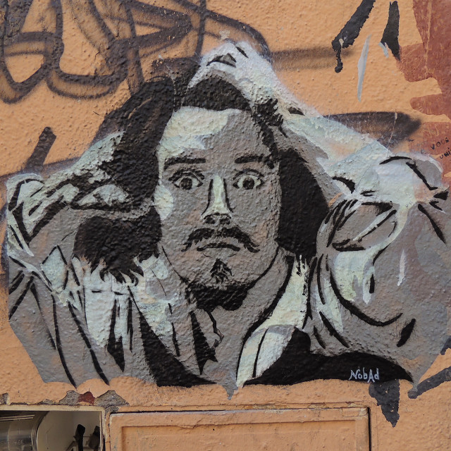 "Mural Marseille - cours Julien" by Amit Mendelsohn - £50.00 "Mural Marseille - cours Julien" stock image