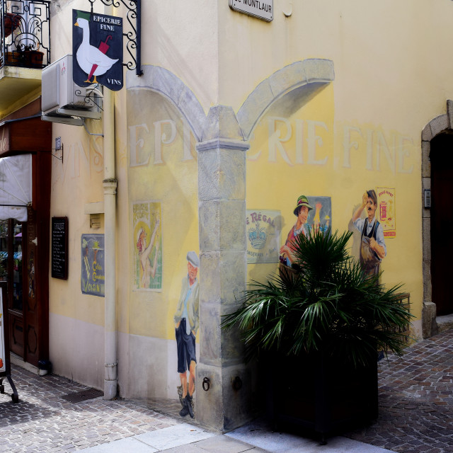 "Mural , Grasse" by Amit Mendelsohn - £50.00 "Mural , Grasse" stock image