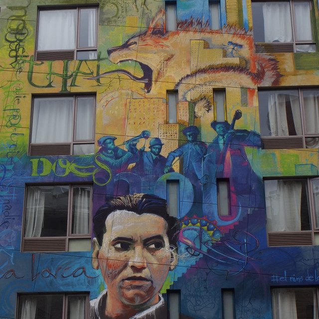 "Mural, NYC" by Amit Mendelsohn - £50.00 "Mural, NYC" stock image