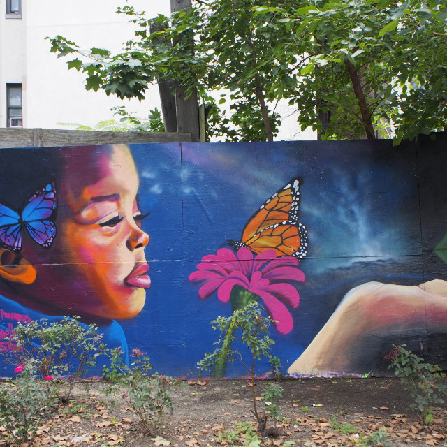 "Mural, NYC" by Amit Mendelsohn - £50.00 "Mural, NYC" stock image