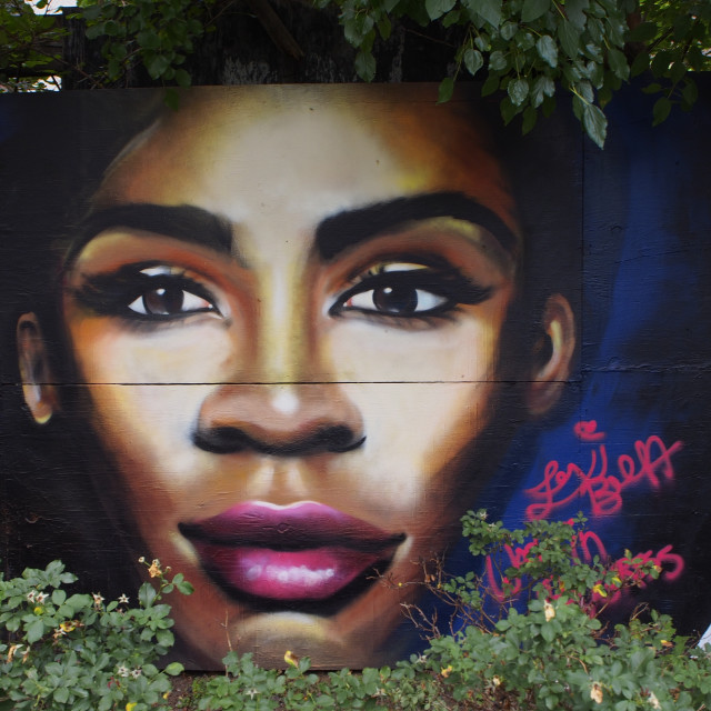 "Mural, NYC" by Amit Mendelsohn - £50.00 "Mural, NYC" stock image