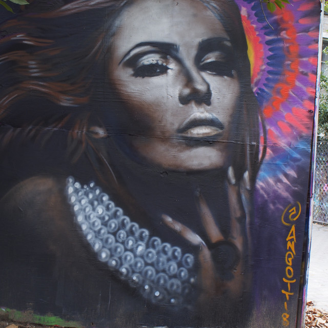 "Mural, NYC" by Amit Mendelsohn - £50.00 "Mural, NYC" stock image