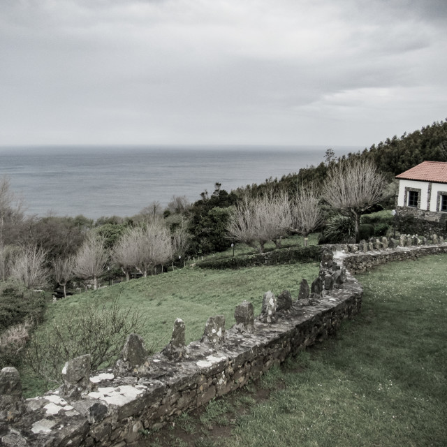 "House by the sea" stock image