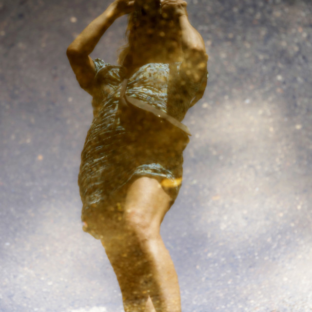 "A reflection of a woman" by Amit Mendelsohn - £50.00 "A reflection of a woman" stock image