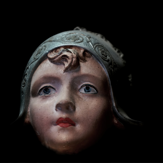 "An art deco epoque doll head" by Amit Mendelsohn - £50.00 "An art deco epoque doll head" stock image