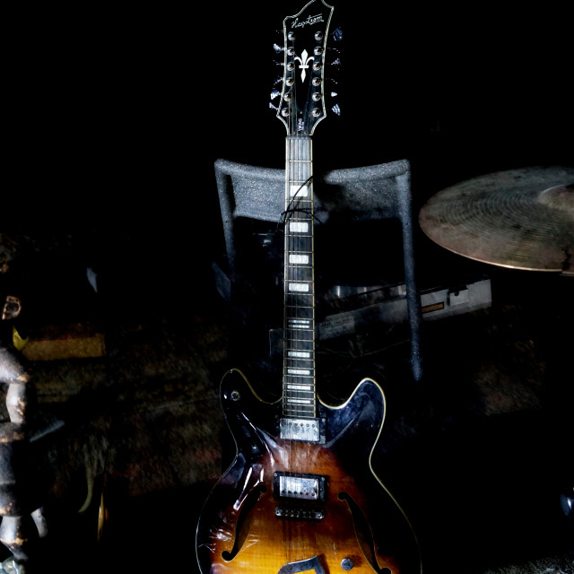 "A guitar" by Amit Mendelsohn - $60.98 "A guitar" stock image