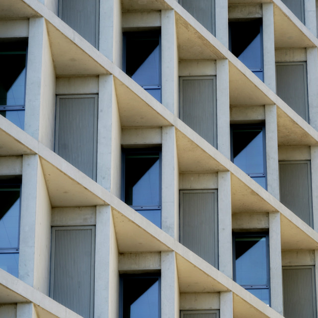 "Modern architecture Euromed" by Amit Mendelsohn - £50.00 "Modern architecture Euromed" stock image
