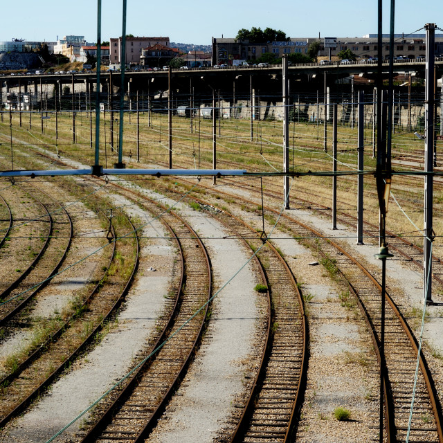 "Rails" by Amit Mendelsohn - £50.00 "Rails" stock image