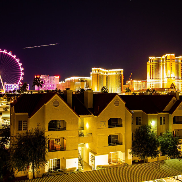 "Vegas Night scape" stock image