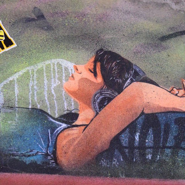 "Mural, Berlin, Germany" by Amit Mendelsohn - £50.00 "Mural, Berlin, Germany" stock image