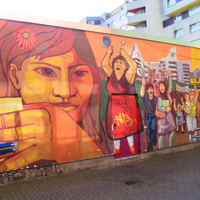 "Mural, Berlin, Germany" by Amit Mendelsohn - £50.00 "Mural, Berlin, Germany" stock image