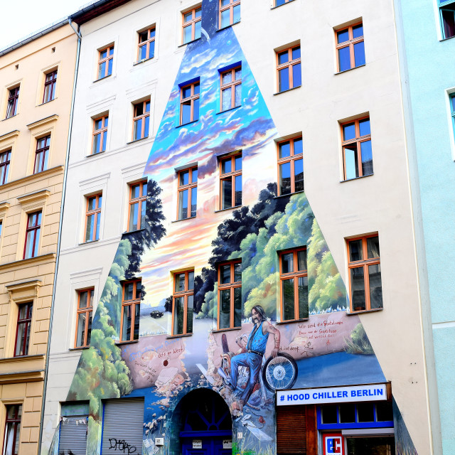"Mural, Berlin, Germany" by Amit Mendelsohn - £50.00 "Mural, Berlin, Germany" stock image