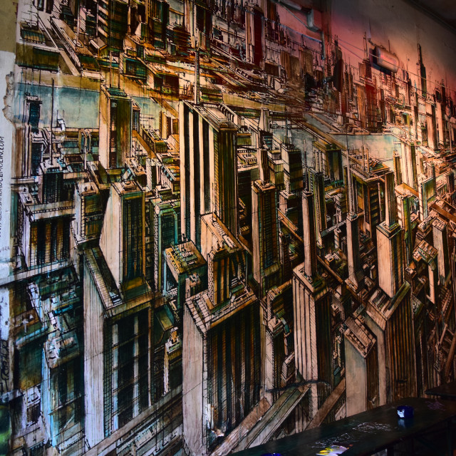 "Mural, Berlin, Germany" by Amit Mendelsohn - £50.00 "Mural, Berlin, Germany" stock image