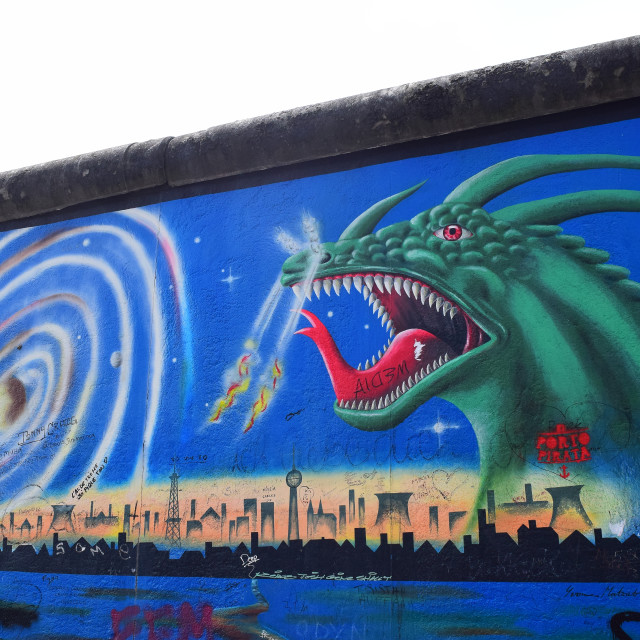 "Mural, Berlin, Germany" by Amit Mendelsohn - £50.00 "Mural, Berlin, Germany" stock image
