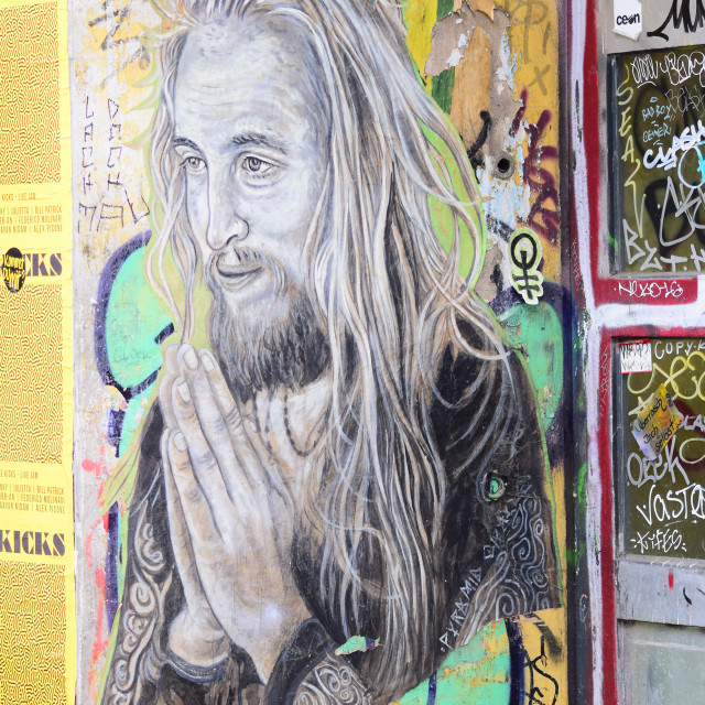 "Mural, Berlin, Germany" by Amit Mendelsohn - £50.00 "Mural, Berlin, Germany" stock image