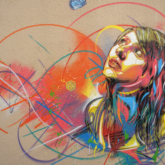 "Graffiti - C215" by Amit Mendelsohn - £50.00 "Graffiti - C215" stock image
