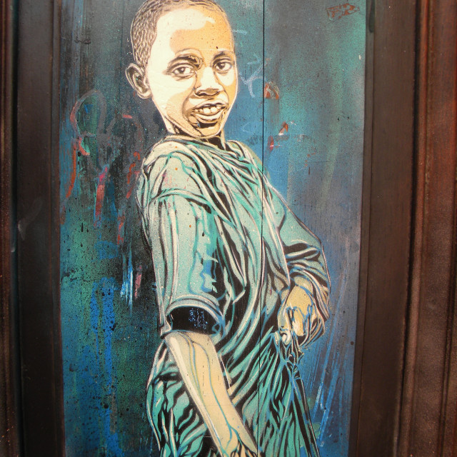 "Graffiti - C215" by Amit Mendelsohn - £50.00 "Graffiti - C215" stock image