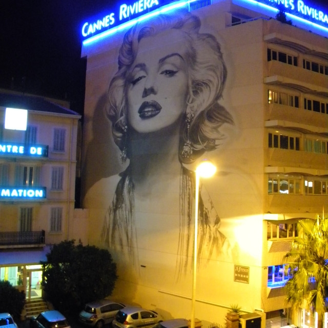 "Mural, Cannes, France" by Amit Mendelsohn - £50.00 "Mural, Cannes, France" stock image