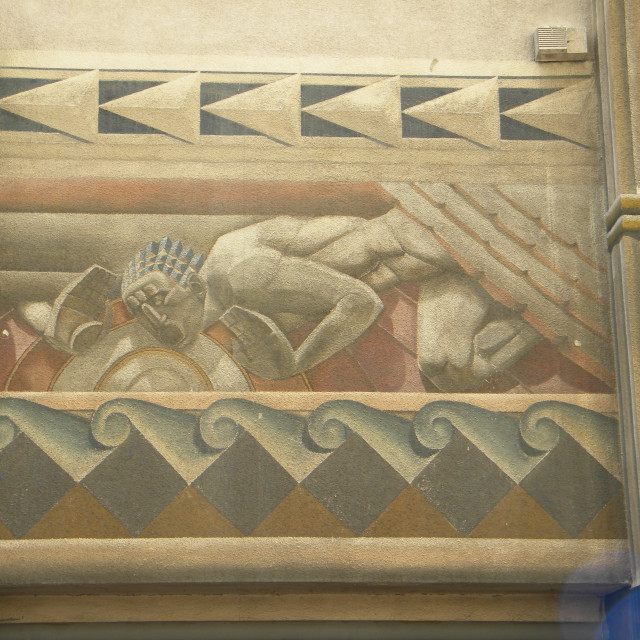 "Mural, Marseille, France" by Amit Mendelsohn - £50.00 "Mural, Marseille, France" stock image