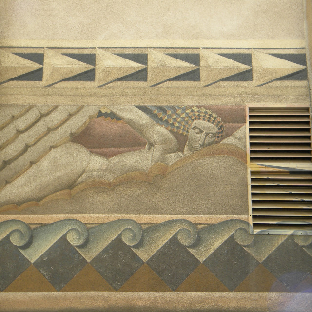 "Mural, Marseille, France" by Amit Mendelsohn - £50.00 "Mural, Marseille, France" stock image