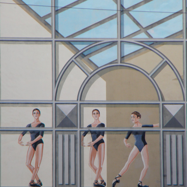 "Mural, Marseille, France" by Amit Mendelsohn - £50.00 "Mural, Marseille, France" stock image