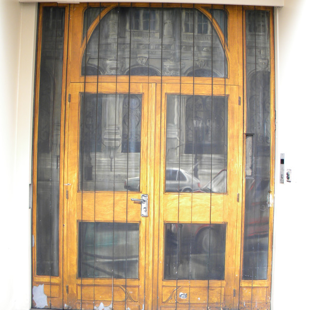 "Mural, Paris, France" by Amit Mendelsohn - £50.00 "Mural, Paris, France" stock image