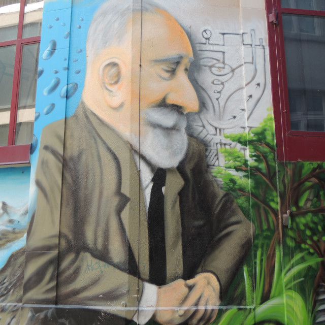 "Mural - Basel, Switzerland" by Amit Mendelsohn - £50.00 "Mural - Basel, Switzerland" stock image