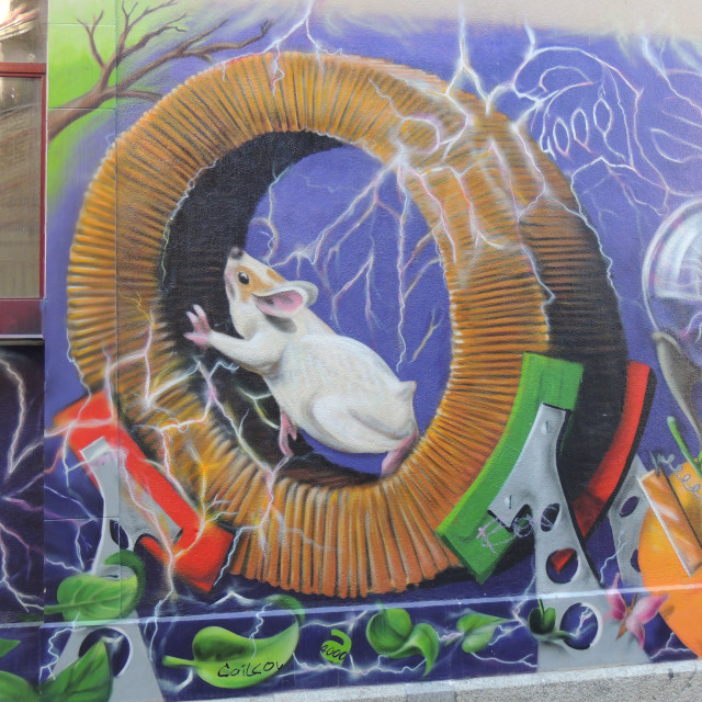 "Mural - Basel, Switzerland" by Amit Mendelsohn - £50.00 "Mural - Basel, Switzerland" stock image