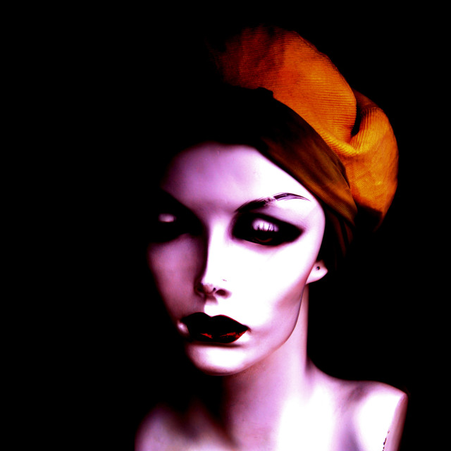 "A head of a mannequin 2" by Amit Mendelsohn - £50.00 "A head of a mannequin 2" stock image