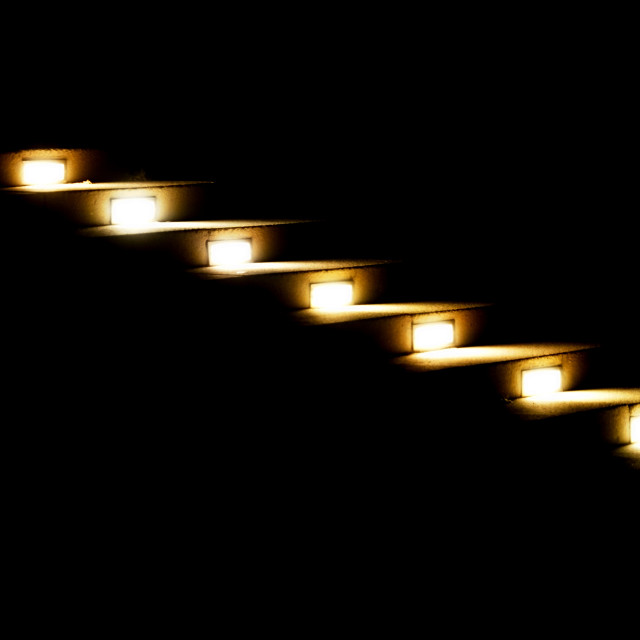 "Light effect on steps" by Amit Mendelsohn - $60.98 "Light effect on steps" stock image