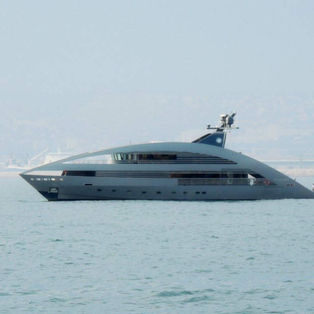 "Yacht 1" by Amit Mendelsohn - £50.00 "Yacht 1" stock image