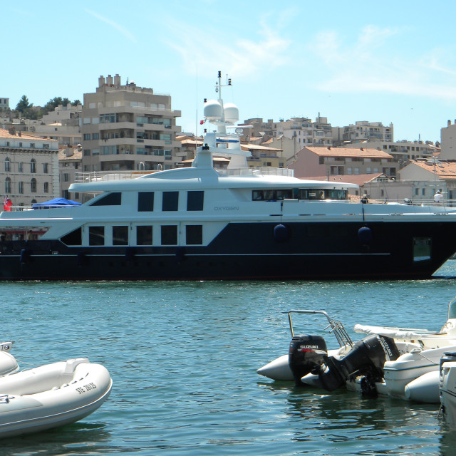 "Yacht 3" by Amit Mendelsohn - £50.00 "Yacht 3" stock image